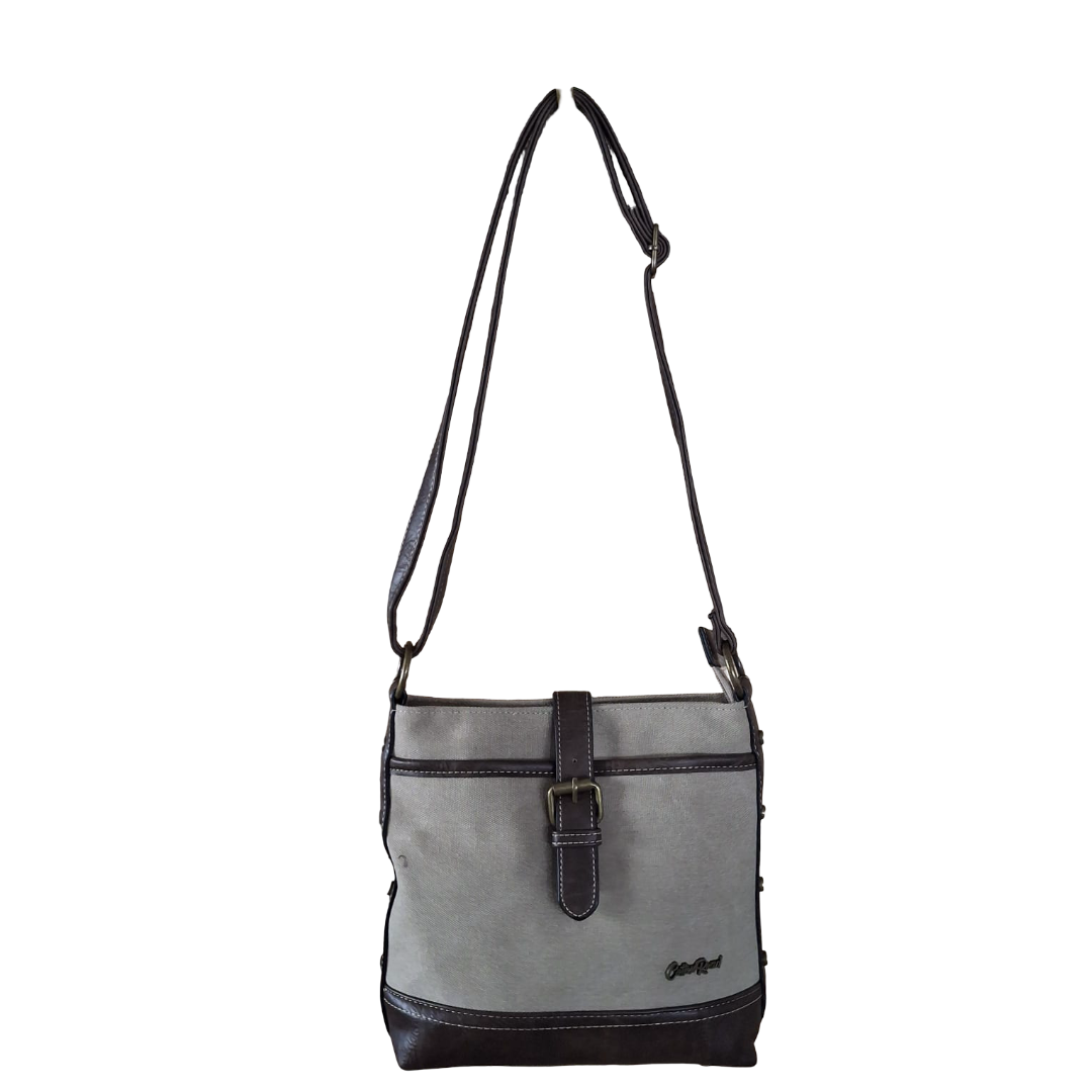 Canvas beige cotton road