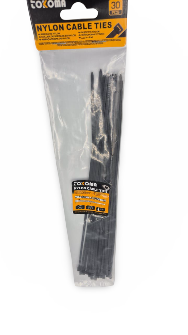 Pack of 30 cable ties
