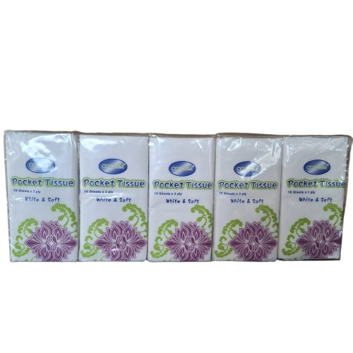 Pocket tissue pack of 10