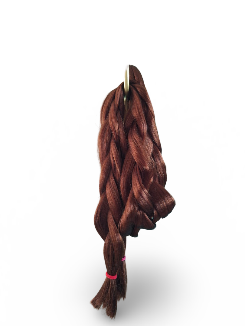 Hair extention dark red