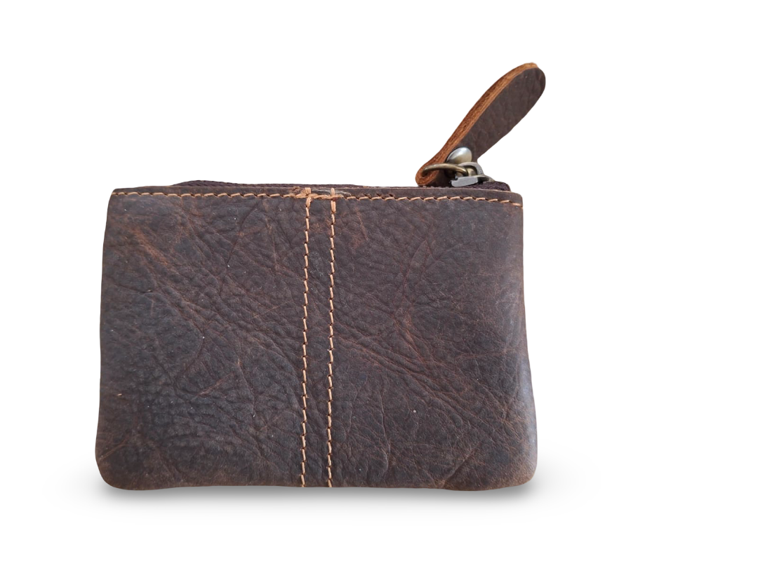 Leather coin purse