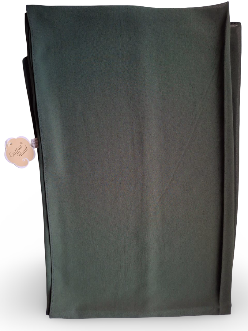 Cotton road green scarf design 2