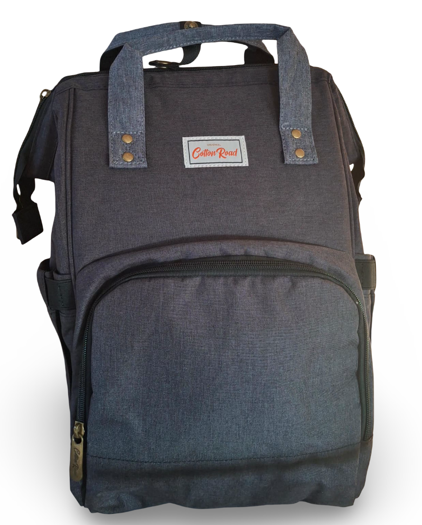 Cotton road black nappy backpack