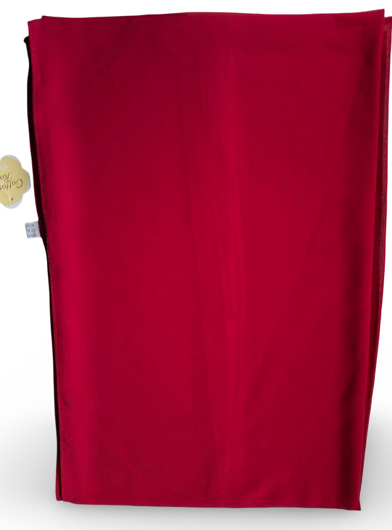 Cotton road red scarf design 2